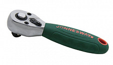 Рукоятка Jonnesway R2902B трещоточная укороченная 1/4"DR, 36 зубцов, 100 мм от Водопад  фото 1
