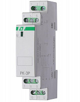 Реле промежуточное Евроавтоматика F&F EA06.001.023 PK-3P, 3х8 А, 230 В, 3 переключающих, 1 модуль, монтаж на DIN-рейке от Водопад  фото 1
