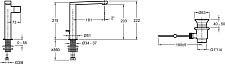 Смеситель для раковины Jacob Delafon Composed E73159-CP с донным клапаном, хром от Водопад  фото 2