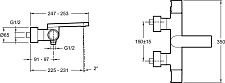 Смеситель для ванны и душа Jacob Delafon Composed E73110-CP термостат, хром от Водопад  фото 2
