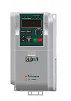 Преобразователь частоты DEKraft DEKV060 DEKV060G0R4S2B 0.4 кВт, 220 В, 1 ф, с тормозным модулем от Водопад  фото 1