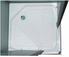 Душевая кабина Parly FQ81 80х80х215 см, стекло рифленое, профиль хром от Водопад  фото 4
