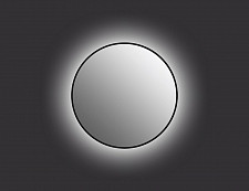 Зеркало Cersanit Eclipse smart 64146 60x60 с подсветкой круглое черная рамка от Водопад  фото 2