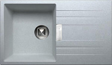 Мойка кухонная Tolero Loft 75х43.5 см, прямоугольная, кварц, цвет серый металлик от Водопад  фото 1