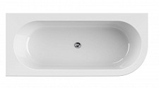 Акриловая ванна Cezares Slim CORNER-180-80-60-L-NERO-SET 179х79 левая, черная от Водопад  фото 2