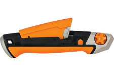 Нож Fiskars 1027227 строительный с выдвижным, сменным лезвием 18мм CarbonMax от Водопад  фото 2