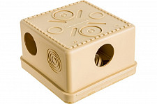 Коробка распаячная Эра ОП КОР Б0043225 80х80х50 мм с гермовводами 7 входов IP54 сосна от Водопад  фото 4