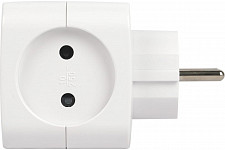Разветвитель электрический Эра SP-2-USB-W, Б0049531 на 2 розетки + 2 USB 2400 мА без заземления 10А от Водопад  фото 2
