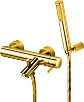 Смеситель для ванны с душем Paffoni Light LIG023HG медовое золото от Водопад  фото 1