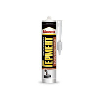 Герметик жаростойкий силикатный Henkel 300 мл, черный, туба от Водопад  фото 1