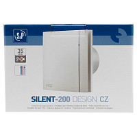 Вентилятор вытяжной Soler&Palau Silent-200 CZ Silver Design 3C 03-0103-131 от Водопад  фото 4