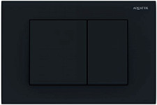 Клавиша Акватек Evolution new KDI-0000012 двойного слива, черная матовая (квадрат) от Водопад  фото 1