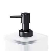 Стеклянный диспенсер для жидкого мыла с настенным держателем AM.PM Inspire 2.0 A50A36922, черный от Водопад  фото 4