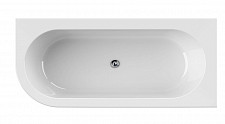 Акриловая ванна Cezares Slim CORNER-180-80-60-R-NERO-SET 179х79, правая, черная от Водопад  фото 2