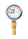 Термоманометр Росма ТМТБ-3 D 80 мм, 0-150*C, 2,5 бар, 1/2&quot; НР L=46, радиальный,