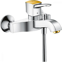 Смеситель для ванны и душа Hansgrohe Metropol Classic 31340090 хром / золото от Водопад  фото 1