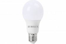 Лампа светодиодная Eurolux LL-E-A60-9W-230-2,7K-E27, 76/2/13 (груша, 9 Вт, теплый, Е27) от Водопад  фото 1