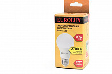 Лампа светодиодная Eurolux LL-E-A60-9W-230-2,7K-E27, 76/2/13 (груша, 9 Вт, теплый, Е27) от Водопад  фото 2
