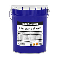 Лак битумный Bitumast, металлическое ведро, 21,5 л от Водопад  фото 1