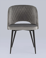 Стул-кресло Stool Group Дарелл, велюр, серый от Водопад  фото 3