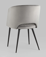 Стул-кресло Stool Group Дарелл, велюр, серый от Водопад  фото 5