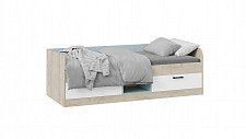 Кровать комбинированная Трия «Оливер» Тип 1 2042х0, Белый, Дуб крафт серый, Серо-голубой от Водопад  фото 1
