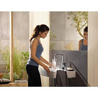 Смеситель для раковины Hansgrohe Metropol 32511000 с донным клапаном, хром от Водопад  фото 2