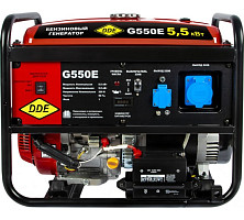 Генератор бензиновый DDE G550E 917-415 1ф, 5,0/5,5 кВт, бак 25 л, 80 кг, дв-ль 13 л.с., элстарт от Водопад  фото 2