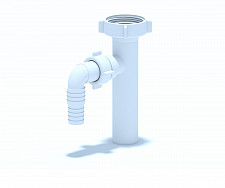 Отвод для стиральной машины Ани-пластМ120 1.1/2х32 мм от Водопад  фото 1