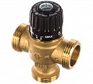 Клапан термостатический Stout SVM-0125-236525 смесительный для систем отопления и ГВС 1&quot; НР 30-65°С KV 2,3, центральное смешивание