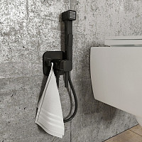 Гигиенический душ Iddis Axes AXE1F1Bi20 черная матовая от Водопад  фото 2