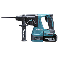 Перфоратор аккумуляторный Makita DHR242RFE 18.0В 2x3.0Ач LiION 0-950об/мин SDS+ 24мм 2.4Дж 3 режима от Водопад  фото 2