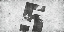 Плитка Керамин Мегаполис 1С тип 1, 60х30 см, белые и черные цифры на светло-сером (кв.м.) от Водопад  фото 1