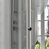 Душевая кабина Радомир Диана-1 1-05-1-0-0-0640 118х108х228, с г/м, стекло прозрачное, поддон от Водопад  фото 3