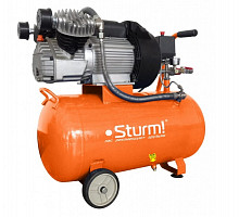 Компрессор Sturm! AC9323 поршневой масляный, 2400 Вт, 410 л/мин, 8 бар, ресивер 50 л от Водопад  фото 1