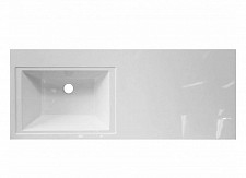 Раковина Estet Lux Даллас ФР-00001490 120.2х48.2 см белая, левая от Водопад  фото 1