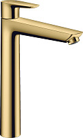 Смеситель для раковины Hansgrohe Talis E 71716990 с донным клапаном, полированное золото от Водопад  фото 1