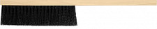 Щетка-сметка Курс 68033, искусственная щетина, деревянная ручка, 3-х рядная, 450 мм от Водопад  фото 1