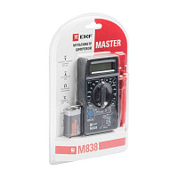 Мультиметр цифровой EKF Master M838 In-180701-bm838 от Водопад  фото 5