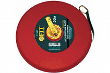 Рулетка FIT 17550, фибергласовая лента, красный пластиковый корпус 50 м от Водопад  фото 1