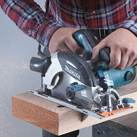 Пила циркулярная Makita HS6100K 1100Вт 5500об/мин диск165х20мм рез54.5мм 3.7кг от Водопад  фото 3