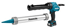 Пистолет для герметика Makita CG100DWAEA, 12В, 2х2.0АчLi-ion, 300\600\800 мл от Водопад  фото 5