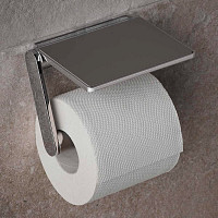 Держатель туалетной бумаги Keuco Plan 14973010000 с полочкой, хром от Водопад  фото 2