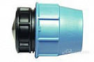 Заглушка для ПНД труб Unidelta 20 мм обжимная, пластиковая