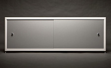 Экран под ванну A-Screen 2 дверцы матовый серый 1501-1700 мм, высота до 650 мм от Водопад  фото 1