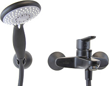 Смеситель для ванны с душем Webert Sax Evolution SE850101560 черный от Водопад  фото 1