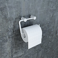 Держатель для туалетной бумаги Iddis Petite PETWT00i43, без крышки, белый  матовый от Водопад  фото 2