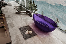 Ванна прозрачная Abber AT9702Amethyst 1800х850х520 мм, из полиэфирной смолы, цвет фиолетовый от Водопад  фото 5