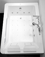 Ванна акриловая Gemy G9226 K 172х121х66.5 с г/м, а/м, хромотерапия от Водопад  фото 2