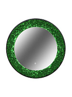 Зеркало Континент Forest D800, холодная подсветка, бесконтактный диммируемый овальный сенсор от Водопад  фото 1